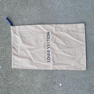 Louis Vuitton Drawstring dust pouch 12" x 20"